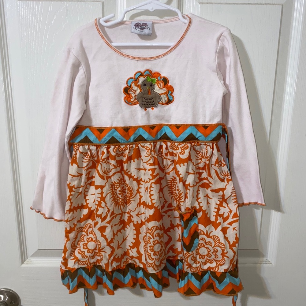 Boutique Top with Turkey appliqué